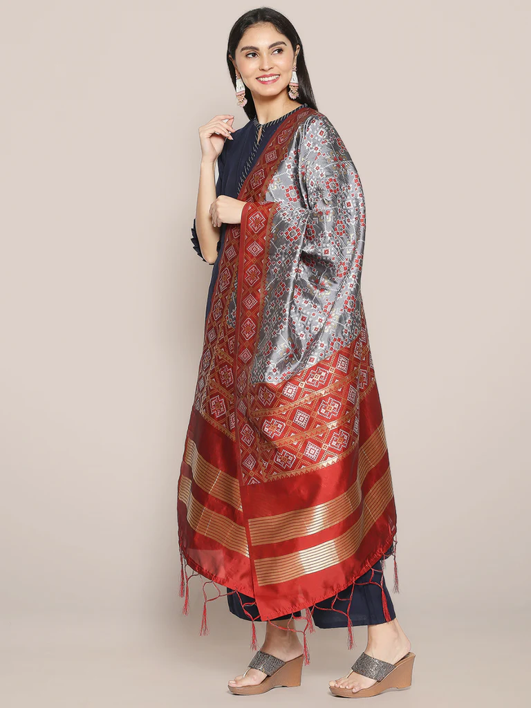 Banarasi Patola Silk Dupatta - Image 17