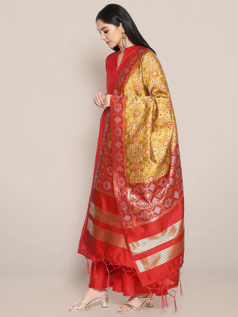 Banarasi Patola Silk Dupatta - Image 22