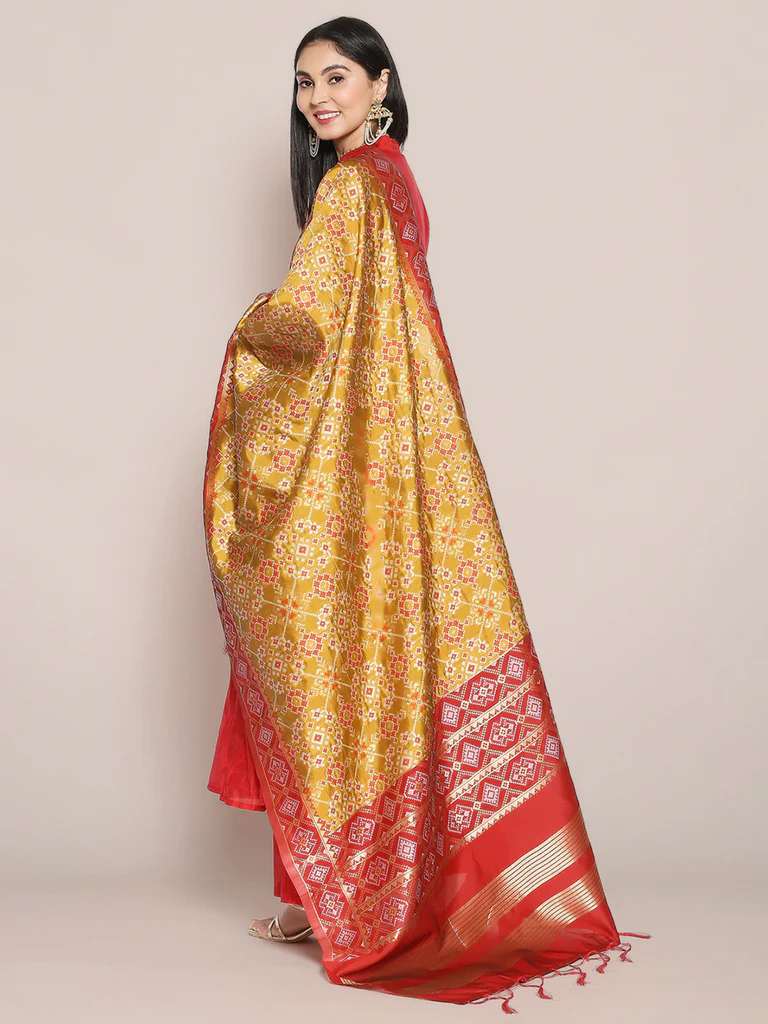 Banarasi Patola Silk Dupatta - Image 28