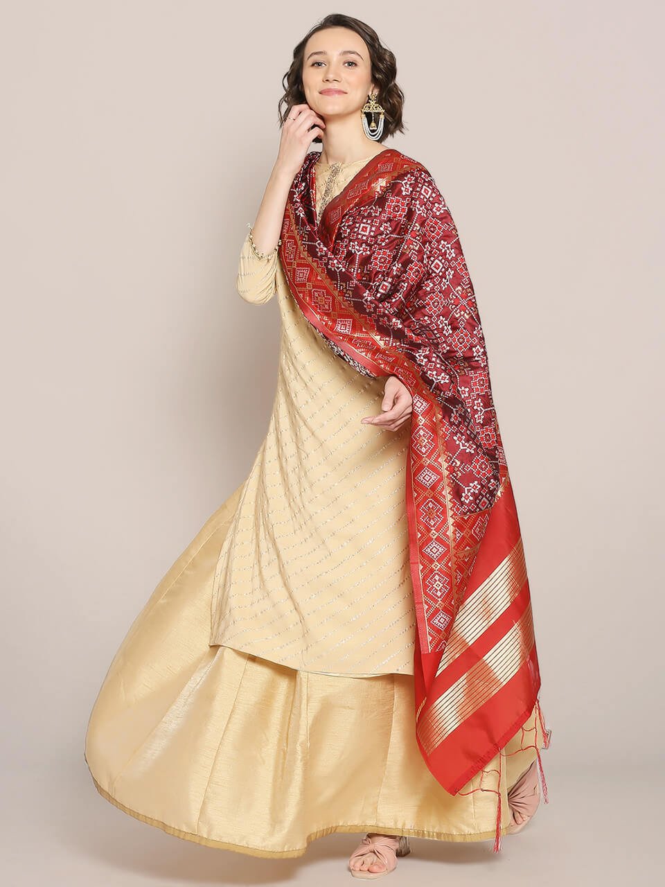Banarasi Patola Silk Dupatta - Image 55