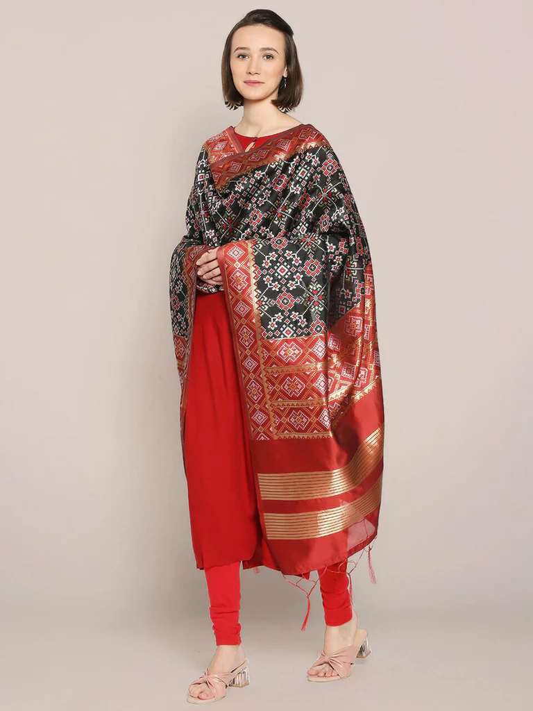 Banarasi Patola Silk Dupatta - Image 50