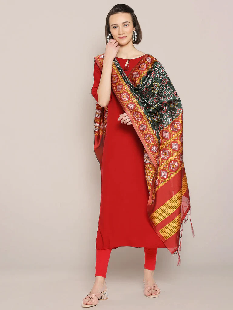 Banarasi Patola Silk Dupatta - Image 59