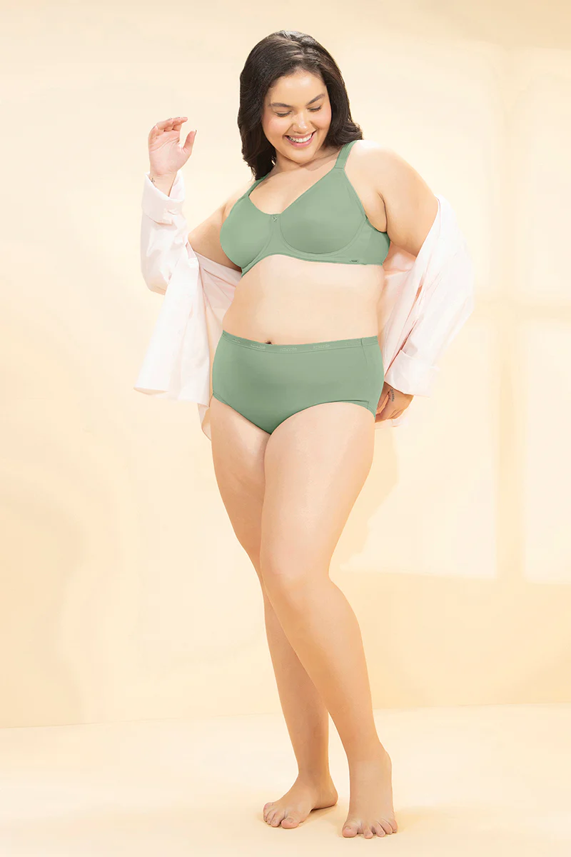 Delight Minimizer Reseda Non-Padded Wired Bra - Image 4