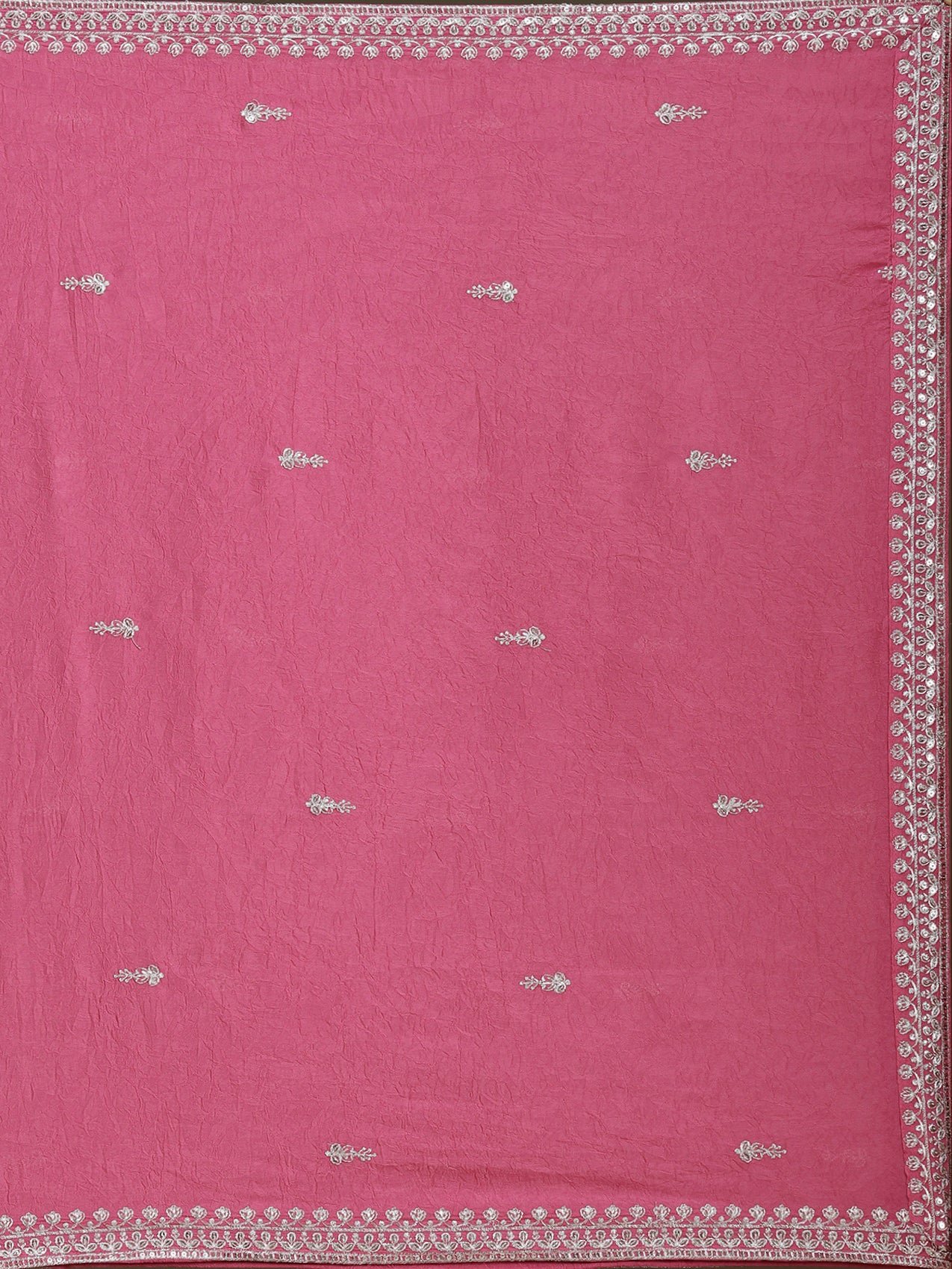 Zariwork (Silver) Soft Raw Silk Readymade Lehenga - Image 18