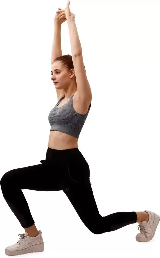 Self Textured Sports Bra - Image 3