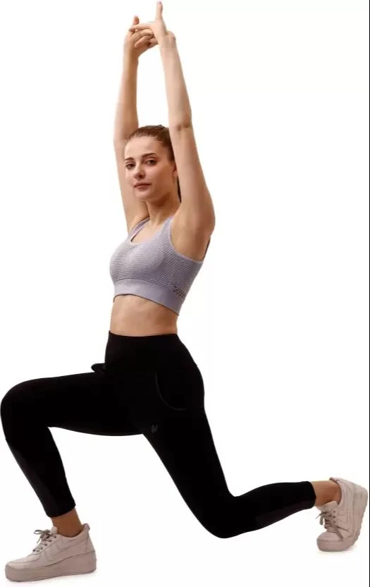 Self Textured Sports Bra - Image 4