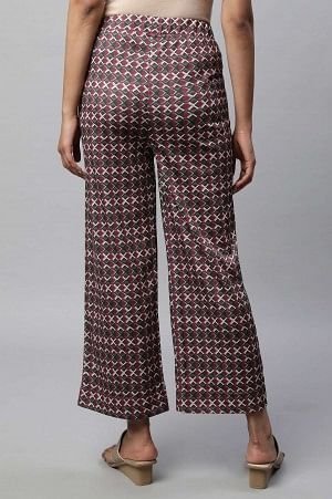 Grey Loose Fit Palazzo - Image 2
